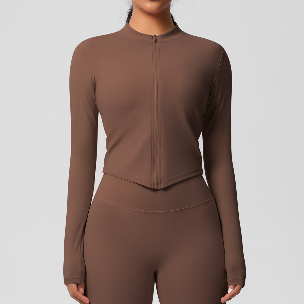 Women's Sports Tight Long Sleeve Yoga Wear Top - Image 6